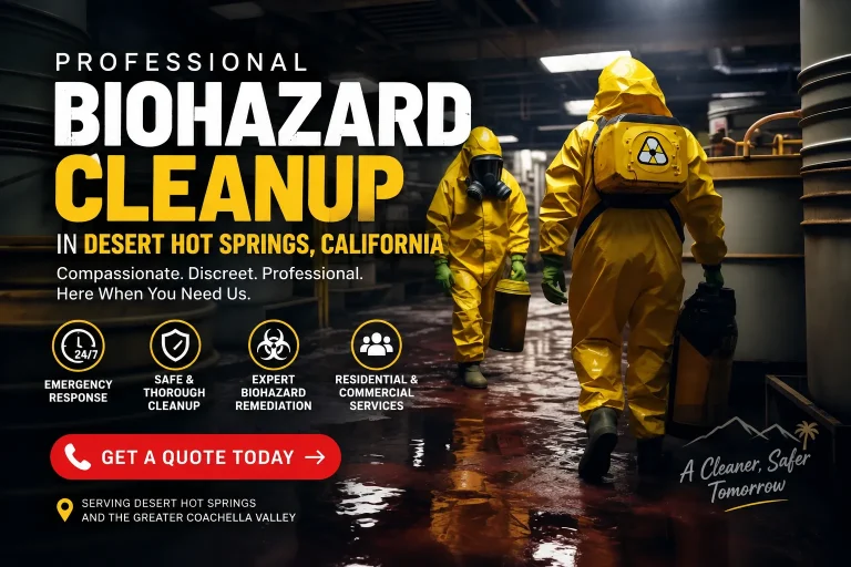 Biohazard Cleanup Desert Hot Springs