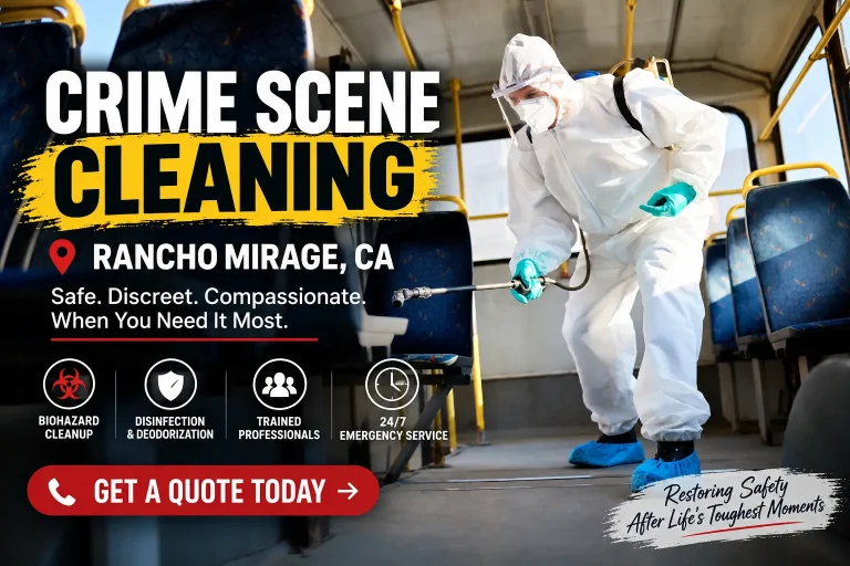 CRIME SCENE CLEANING RANCHO MIRAGE