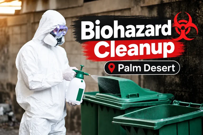 Biohazard Cleanup in Palm Desert