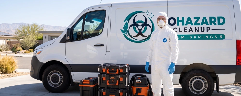 Professional blood and bodily fluid cleanup service in Palm Springs