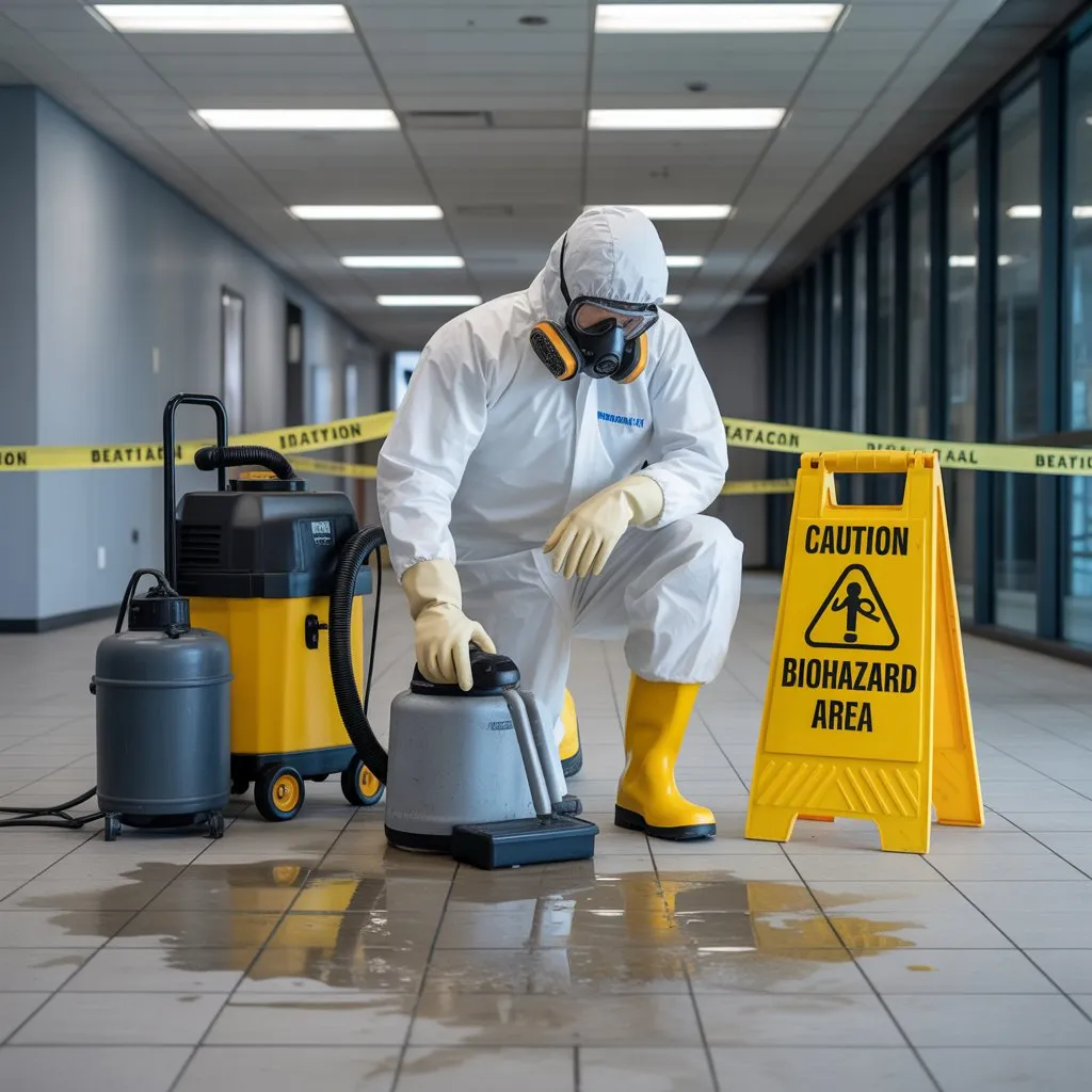 When Do Commercial Spaces Need Biohazard Cleaning? 5 Professional decontamination and disinfection of a commercial space