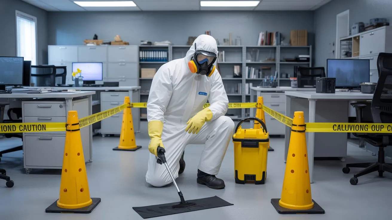 When Do Commercial Spaces Need Biohazard Cleaning? 4 Workplace accident biohazard cleanup checklist scenario
